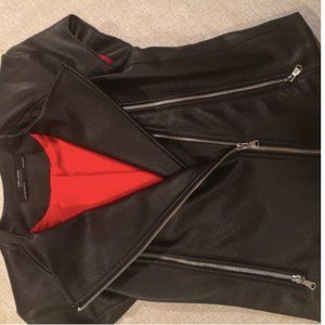 Zara Faux Leather Vest - Size Medium